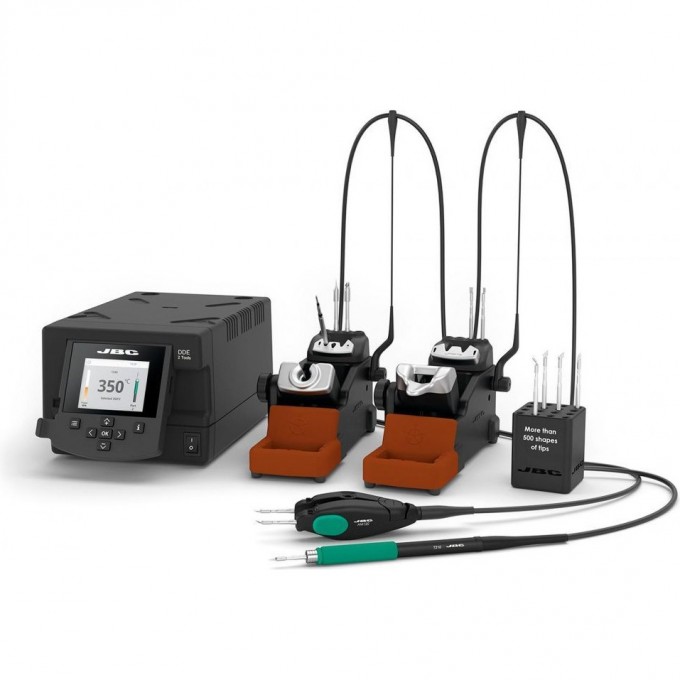 Двухканальная паяльная станция JBC DDPE-2QC 300 Вт 230 В 12A000486