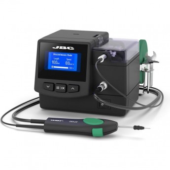 Станция подачи припоя цифровая JBC SF-210VB с USB и дымоуловителем 12A000691