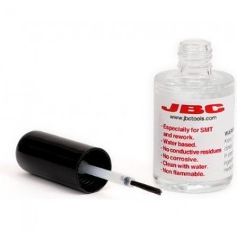Флакон с флюсом на водной основе JBC FL-15 с кисточкой 15 мл 12M000023